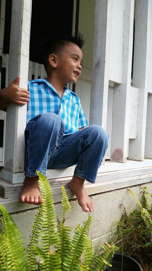 Boys' Palaka Shirt image 0
